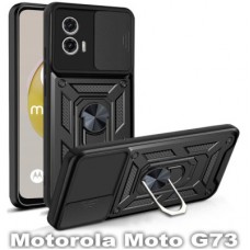 Чохол для мобільного телефона BeCover Military Motorola Moto G73 Black (709982) - Фото