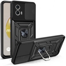 Чохол для мобільного телефона BeCover Military Motorola Moto G73 Black (709982) - Фото