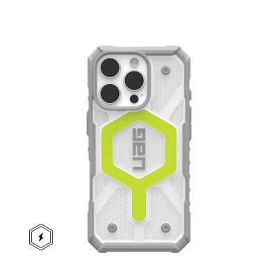 Чохол для мобільного телефона UAG iPhone 16 Pro Pathfinder Clear Magsafe Active Neon (114464118181)