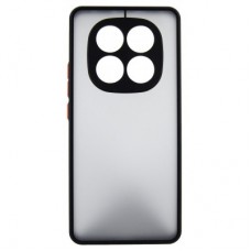 Чохол для мобільного телефона Dengos Matte Xiaomi Redmi Note 14 Pro (Black) (DG-TPU-MATT-156) - Фото