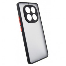 Чохол для мобільного телефона Dengos Matte Xiaomi Redmi Note 14 Pro (Black) (DG-TPU-MATT-156) - Фото