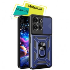 Чохол для мобільного телефона BeCover Military Motorola Moto G75 Blue (713061) - Фото