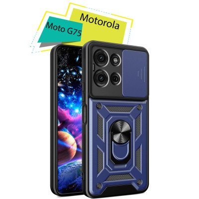 Чохол для мобільного телефона BeCover Military Motorola Moto G75 Blue (713061)