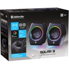 Акустична система Defender Solar 9 LED Bluetooth USB Black (65939) - Фото