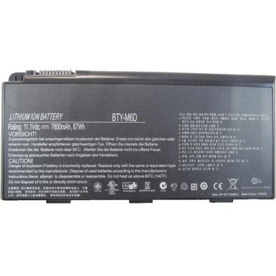 Акумулятор для ноутбука MSI BTY-M6D 7800mAh 6cell 11.1V Li-ion (A47040)