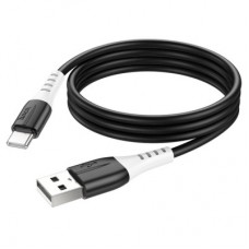 Дата кабель USB 2.0 AM to Type-C 1.0m 3A Black HOCO (6931474768575) - Фото
