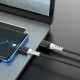 Дата кабель USB 2.0 AM to Type-C 1.0m 3A Black HOCO (6931474768575)