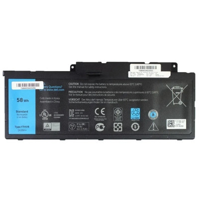 Акумулятор для ноутбука Dell Inspiron 15-7537 F7HVR, 58Wh (3800mAh), 4cell, 14.8 V, Li-ion AlSoft (A71057)