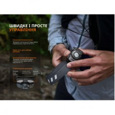 Фонарь Fenix HL12R V2.0 сірий (HL12RV20Gr) - Фото