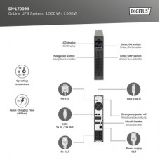 Джерело безперебійного живлення Digitus 1500VA DN-170094 (DN-170094) - Фото
