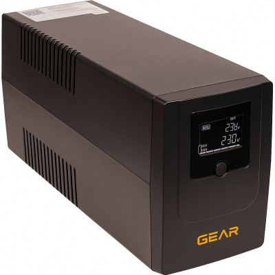 Джерело безперебійного живлення GEAR GU-1500PLCD