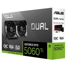 Відеокарта ASUS GeForce RTX5060Ti 16Gb DUAL OC (DUAL-RTX5060TI-O16G) - Фото