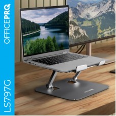 Підставка для ноутбука OfficePro LS797G Aluminum alloy Gray (LS797G) - Фото