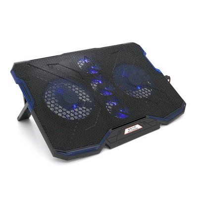 Подставка для ноутбука IceCoorel 10-15.6", 2*140mm + 3*70mm 1400 RPM, 2*USB, 410x290x26mm, Blue (A2)