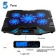 Подставка для ноутбука IceCoorel 10-15", 1*125mm 1400 RPM + 4*70mm 2500 RPM, 2*USB, 365x297x30mm, Blue (K5Bl) Подставка для ноутбука IceCoorel 10-15", 1*125mm 1400 RPM + 4*70mm 2500 RPM, 2*USB, 365x297x30mm, Blue (K5Bl)