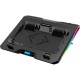 Подставка для ноутбука IceCoorel 10-15.6", 2*60mm 2800 RPM, USB2.0+LCD+speed control., 400x350x45mm (A3)