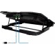 Подставка для ноутбука IceCoorel 10-17", 6*70mm 1800 RPM, 2*USB, + LCD, 365*297*30mm, Black (K8) Подставка для ноутбука IceCoorel 10-17", 6*70mm 1800 RPM, 2*USB, + LCD, 365*297*30mm, Black (K8)