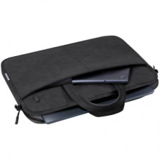 Сумка для ноутбука Defender 15.6" Solid PU black (26091) - Фото