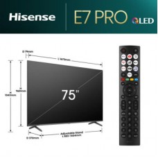 Телевізор Hisense 75E7NQ PRO - Фото