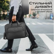 Сумка для ноутбука Promate 15.6" Paramount-MB Black (paramount-mb) - Фото