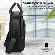 Сумка для ноутбука Promate 15.6" Paramount-MB Black (paramount-mb) - Фото