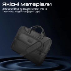 Сумка для ноутбука Promate 15.6" Paramount-MB Black (paramount-mb) - Фото