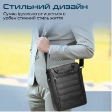 Сумка для ноутбука Promate 13.3" Rebel-MB black (rebel-mb.black) - Фото
