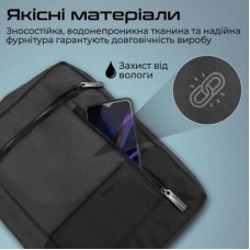 Сумка для ноутбука Promate 13.3" Satchel-HB black (satchel-hb.black) - Фото