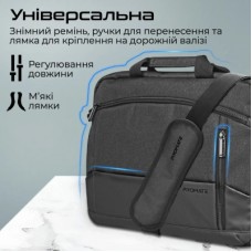 Сумка для ноутбука Promate 15.6" Satchel-MB black (satchel-mb.black) - Фото