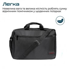 Сумка для ноутбука Promate 15.6" Gear-MB black (gear-mb.black) - Фото