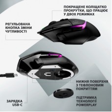 Мышка Logitech G502 X Plus Wireless Black (910-006162) - Фото
