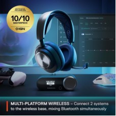 Наушники SteelSeries Arctis Nova Pro Wireless P PS/PC/SW/MAC/MOB Black (61522) - Фото