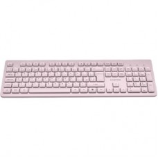 Клавіатура Canyon HKB-W01 Silent Wireless UA Beige (CNS-HKBW01BG) - Фото