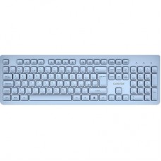 Клавіатура Canyon HKB-W01 Silent Wireless UA Blue (CNS-HKBW01BL) - Фото