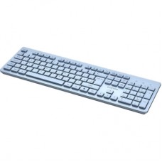 Клавіатура Canyon HKB-W01 Silent Wireless UA Blue (CNS-HKBW01BL) - Фото