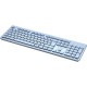 Клавіатура Canyon HKB-W01 Silent Wireless UA Blue (CNS-HKBW01BL)
