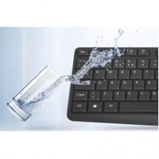 Клавіатура Canyon KB-W01 Water resistant Wireless UA Black (CNE-CKEYW01) - Фото