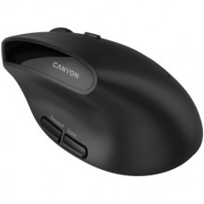 Мышка Canyon MW-25 LED Silent Wireless/Bluetooth Black (CNS-CMSW25) - Фото
