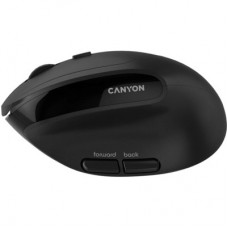 Мышка Canyon MW-25 LED Silent Wireless/Bluetooth Black (CNS-CMSW25) - Фото