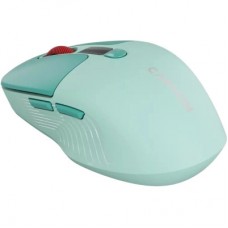 Мышка Canyon MW-26 LCD Silent Wireless/Bluetooth Green (CNS-CMSW26GR) - Фото