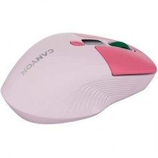 Мышка Canyon MW-26 LCD Silent Wireless/Bluetooth Pink (CNS-CMSW26P) - Фото