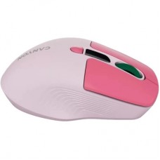 Мышка Canyon MW-26 LCD Silent Wireless/Bluetooth Pink (CNS-CMSW26P) - Фото