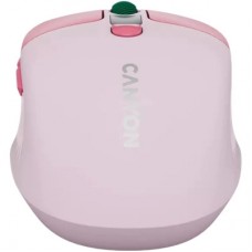 Мышка Canyon MW-26 LCD Silent Wireless/Bluetooth Pink (CNS-CMSW26P) - Фото