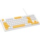 Клавіатура Aula F3032 keys plus 21 Yellow keys KRGD Red USB UA White (6948391204680)