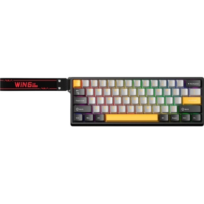 Клавіатура Aula WIN60 HE Max Magnetic Switch USB UA Black (6978080504036)