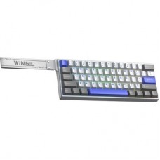 Клавіатура Aula WIN68 HE Max Magnetic Switch USB UA Grey (6978080504081) - Фото