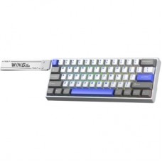 Клавіатура Aula WIN68 HE Max Magnetic Switch USB UA Grey (6978080504081) - Фото