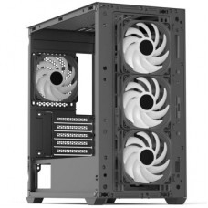 Корпус AeroCool D301A-G-BK-v2 Black (ACCS-DS03043.11) - Фото