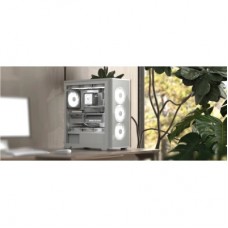 Корпус AeroCool D501A-G-WT-v2 White (ACCM-DS01043.21) - Фото