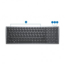 Клавиатура Dell Compact Multi-Device Wireless Keyboard KB740 RU (580-AKOZ) - Фото